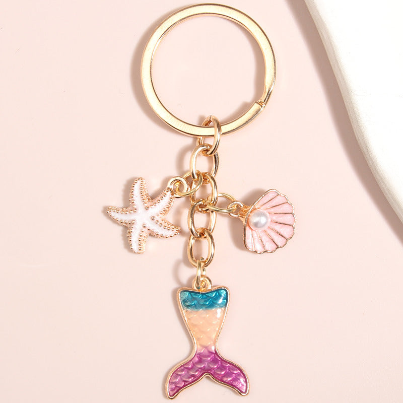Wholesale Metal Mermaid Keychain